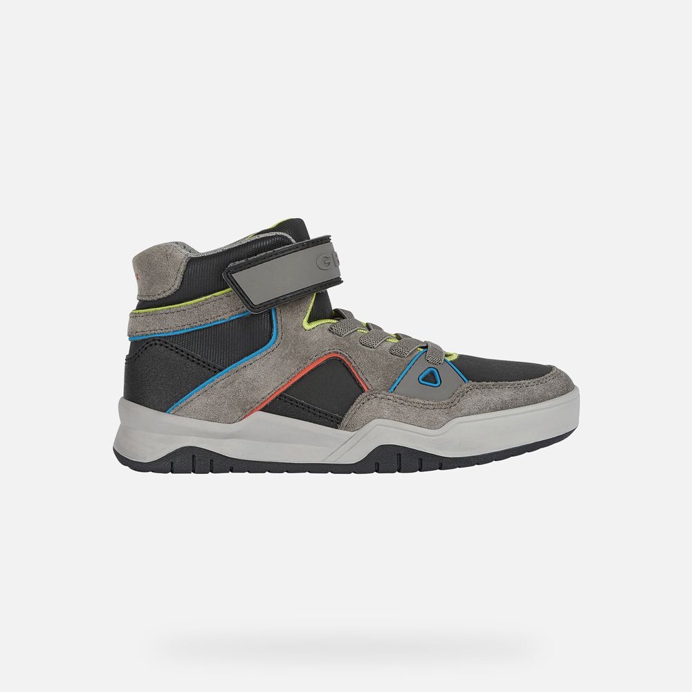 Geox Sneakers Grey Perth - Geox Boys Shoes - VYWAJO763